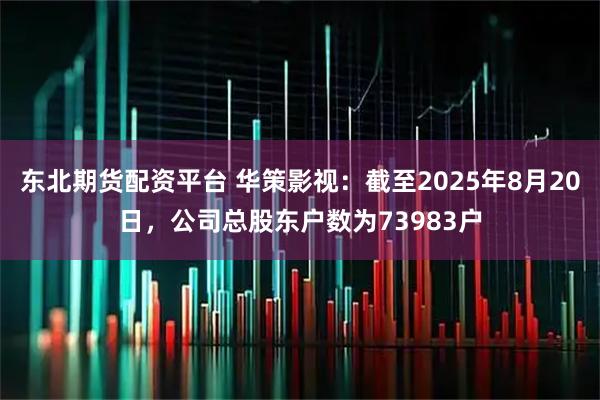 东北期货配资平台 华策影视：截至2025年8月20日，公司总股东户数为73983户
