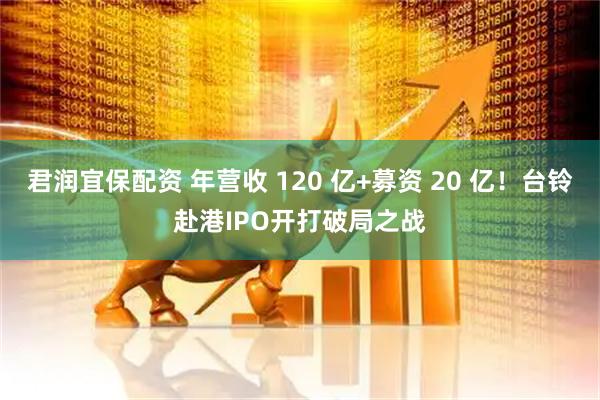 君润宜保配资 年营收 120 亿+募资 20 亿！台铃赴港IPO开打破局之战